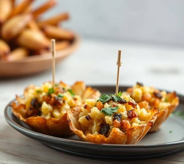 CESTINI FRITTI DI PATATE E CARCIOFI