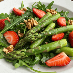 L'INSALATA DI FRAGOLE E ASPARAGI.