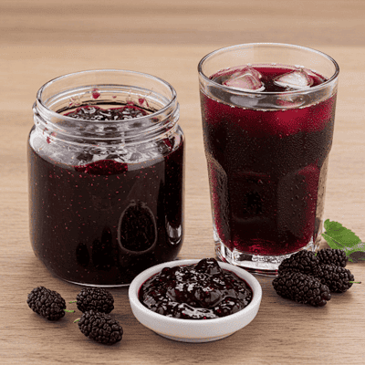 MORE DI GELSO RICETTA CONFETTURA E SUCCO DI FRUTTA