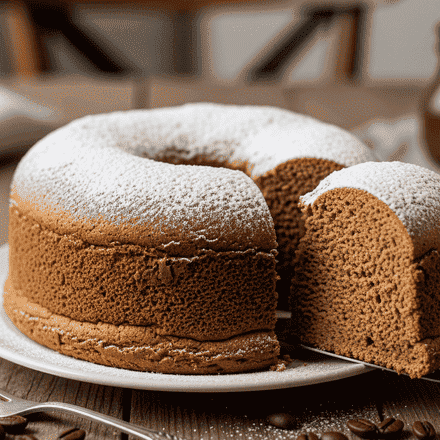 Torta di Albumi al Caffè