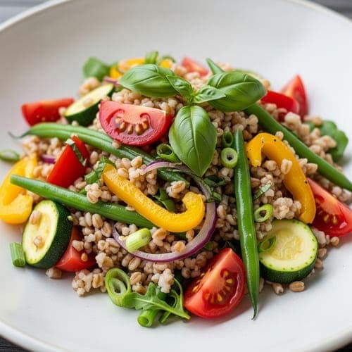 INSALATA DI RISO FARRO E VERDURE