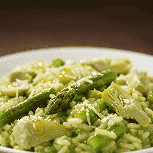 RISOTTO ASPARAGI E CARCIOFI
