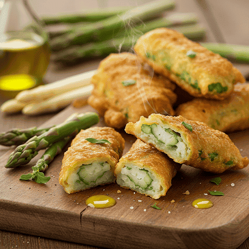 FRITTELLE DI ASPARAGI CROCCANTEZZA UNICA