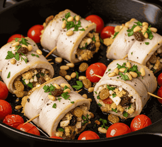 INVOLTINI DI PESCE SPADA