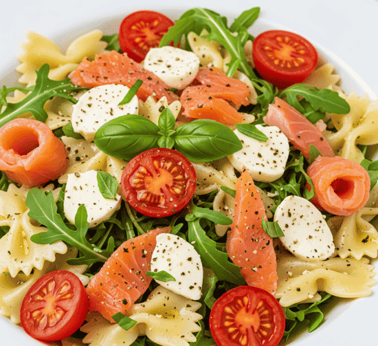 Pasta fredda di Salmone e Rucola