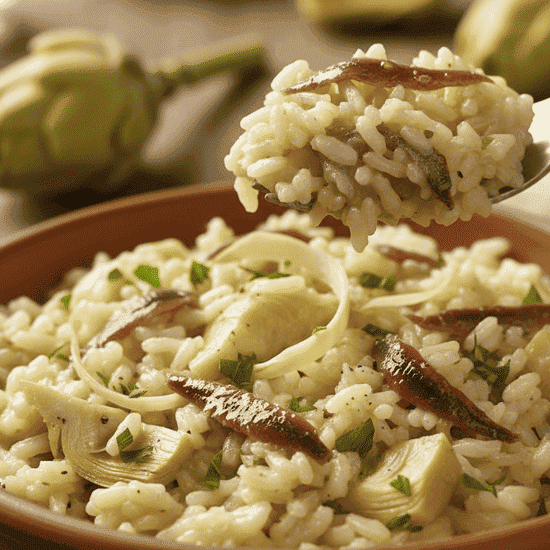 Risotto di Carciofi con Acciughe: un Capolavoro