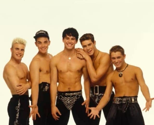 ROBBIE WILLIAMS COMPIE 50 ANNI TAKE THAT