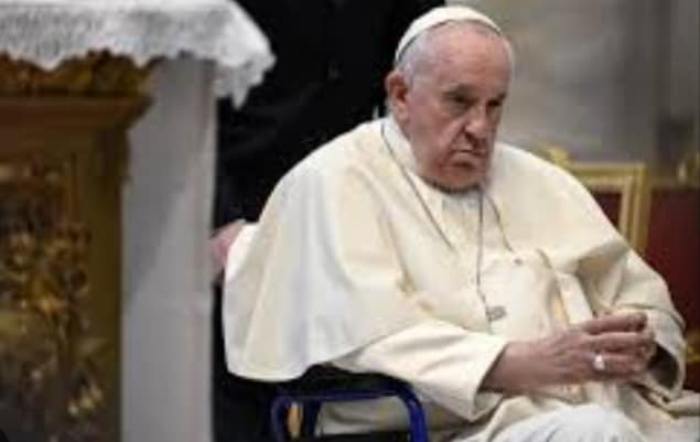 PAPA FRANCESCO ANNUNCIA "NON STO BENE"