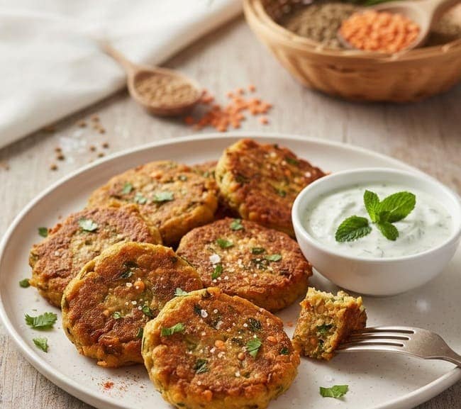 "Frittelle di Lenticchie: Il Cuore Morbido e la Crosticina Dorata"