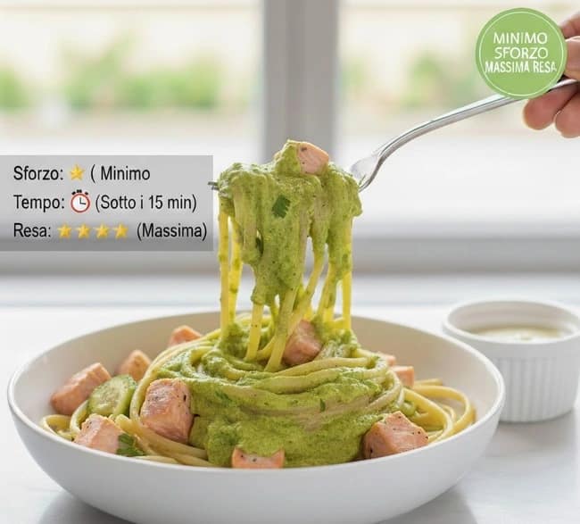 Pasta Salmone e Zucchine (Senza Panna) amore puro in cucina
