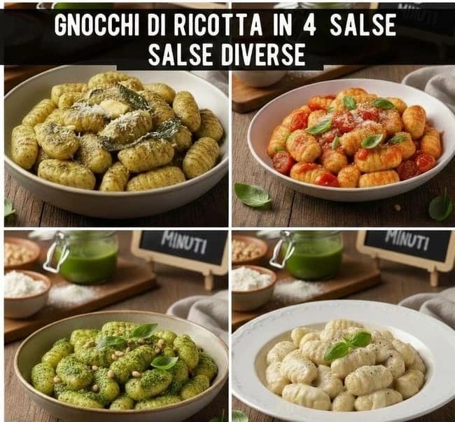 Gnocchi di Ricotta in 5 Minuti con 2 Ingredienti