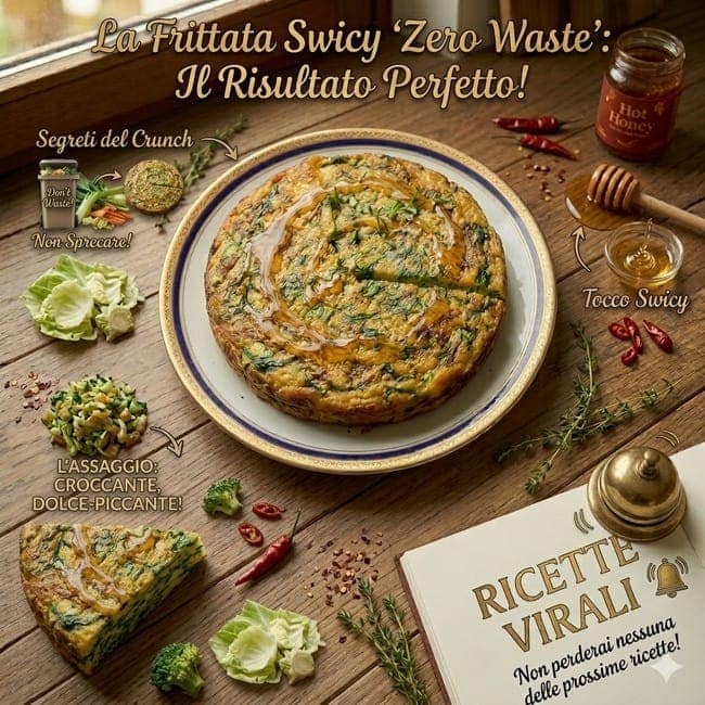 Frittata"Zero Waste"& Swicy Ricetta Semplice Gustosa per il 2026