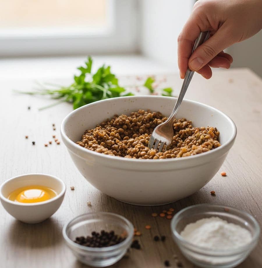 FRITTELLE DI LENTICCHIE INGREDIENTI